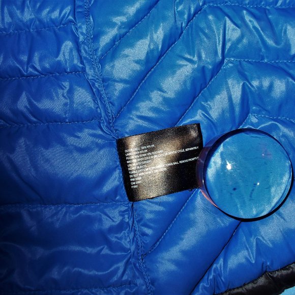 Black REAL GOOSE DOWN 90% and Feathers 10% Puffer Vest (M) Medium - Picture 12 of 14